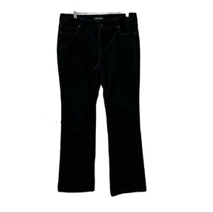 ⭐️ White House Black Market Black Corduroy Boot Leg Pants Size 8R